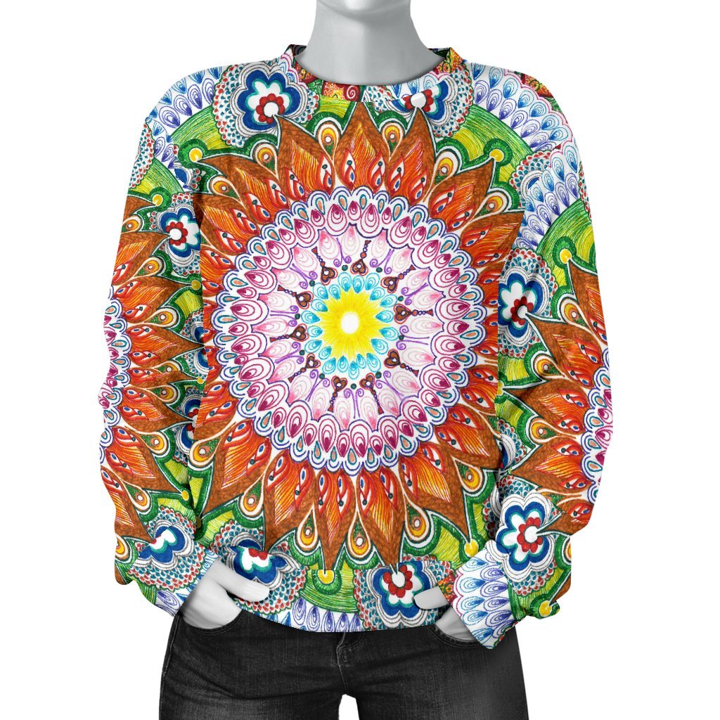 Flower Mandala Women's Sweater