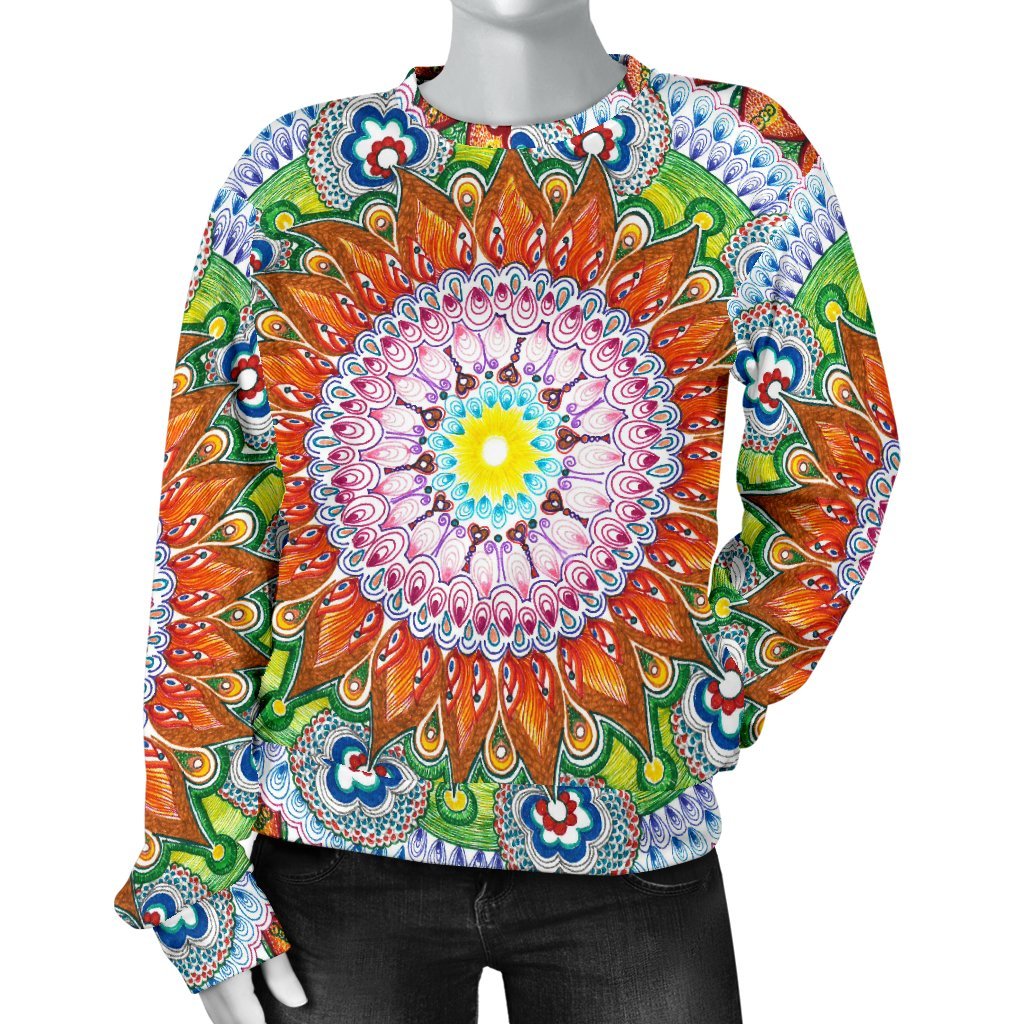 Flower Mandala Women's Sweater