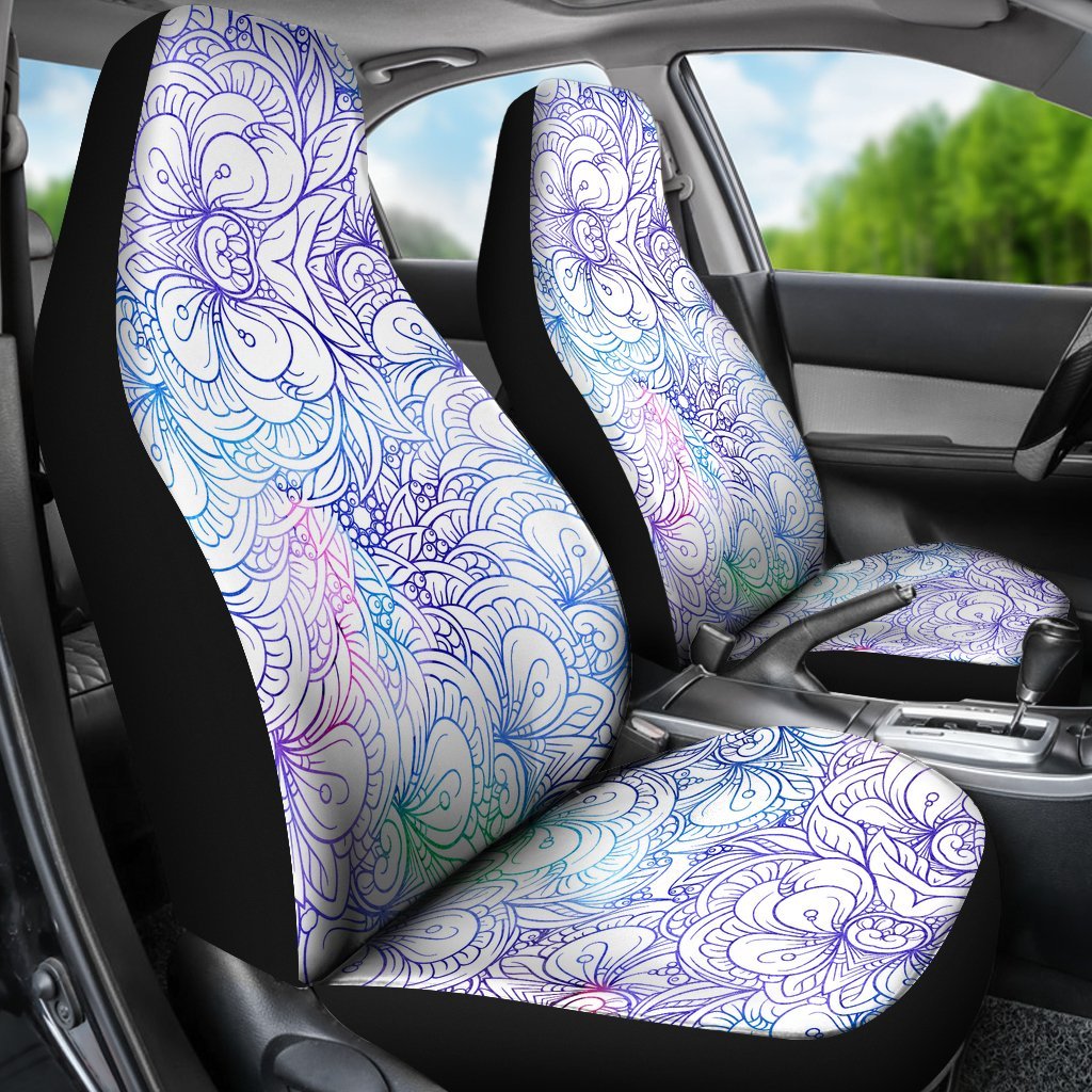 Flowers Of Love Car Seat Covers
