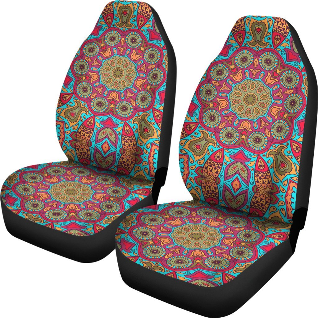 Flying Fish Mandala Car Seat Covers