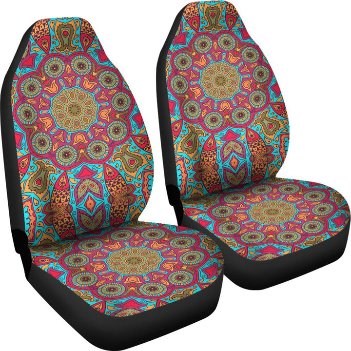 Flying Fish Mandala Car Seat Covers