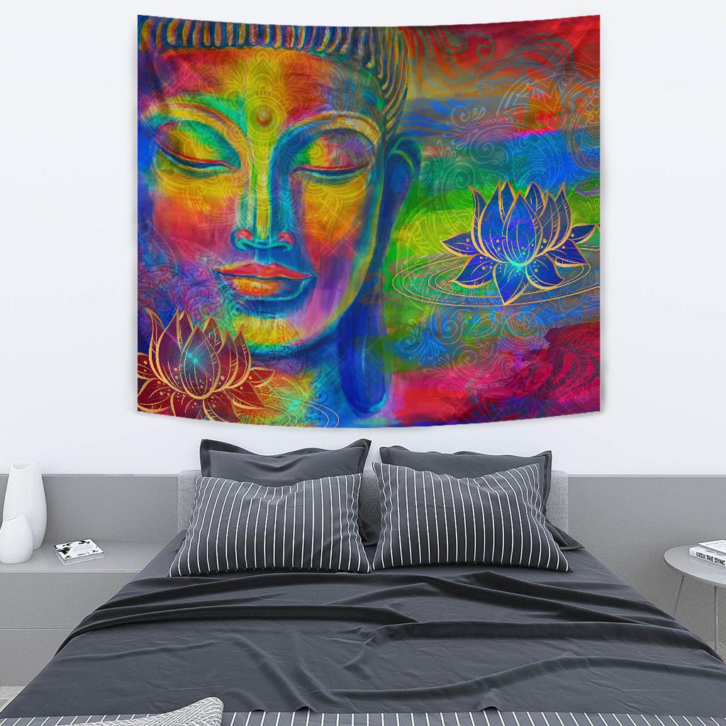 Free Your Mind- Buddha Meditation Tapestry