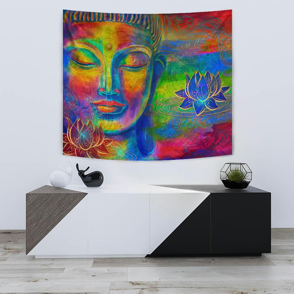 Free Your Mind- Buddha Meditation Tapestry