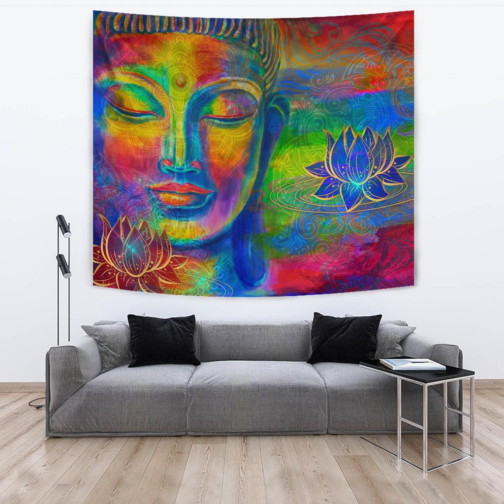 Free Your Mind- Buddha Meditation Tapestry