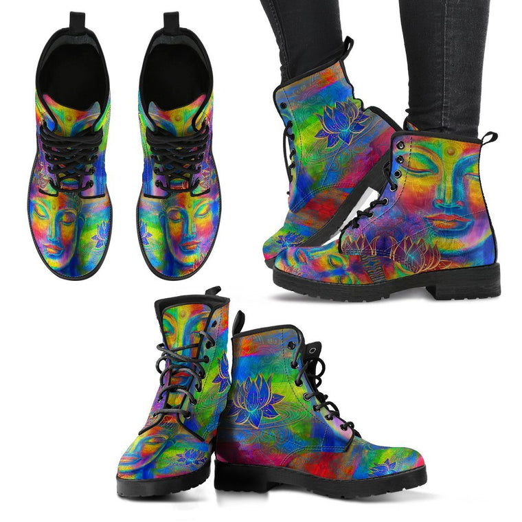 Free Your Mind Buddha Women's Boots