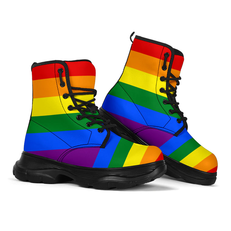 Pride Chunky Boots