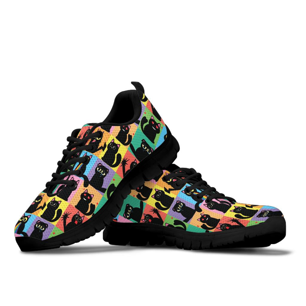 Black Cats Sneakers