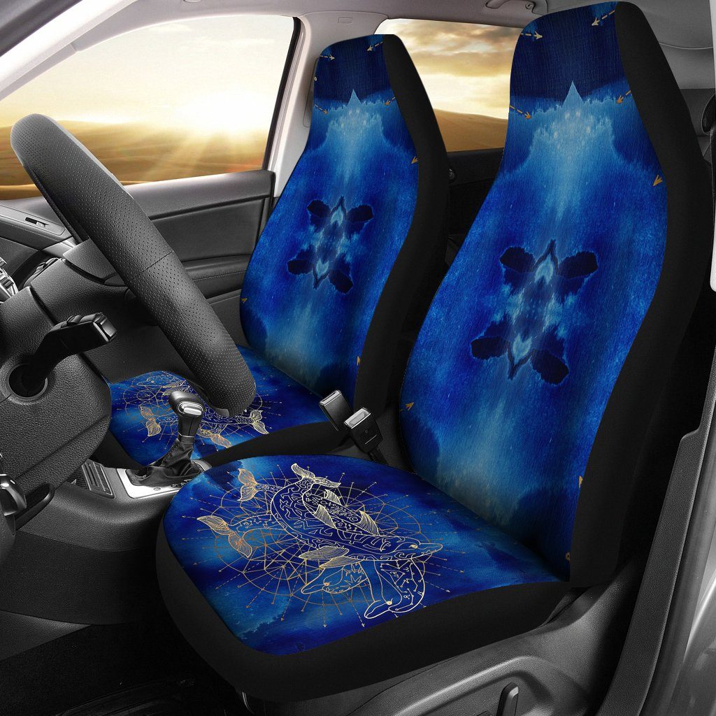 Golden Dolphin Car Seat Covers