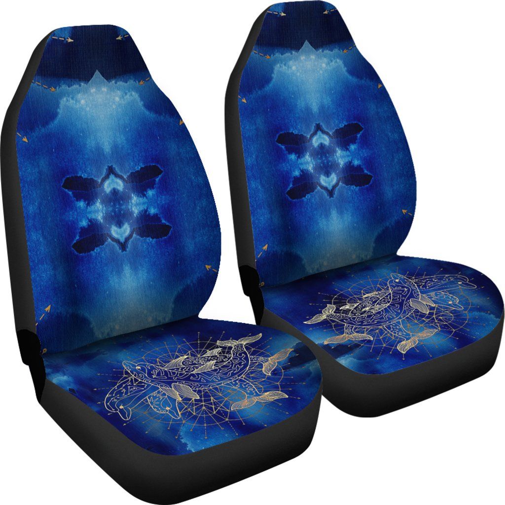 Golden Dolphin Car Seat Covers