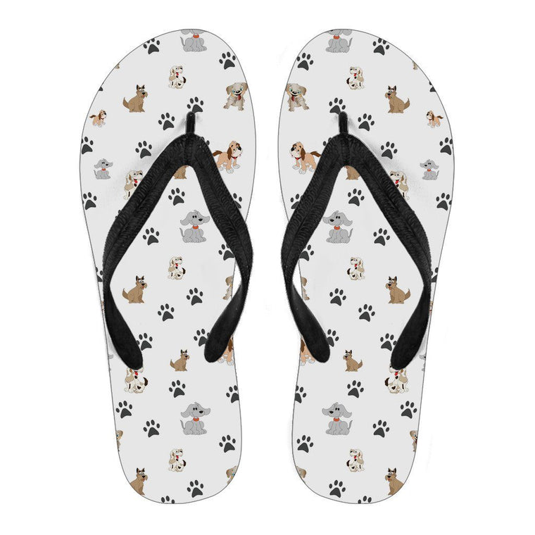 Happy Dogs Flip Flops