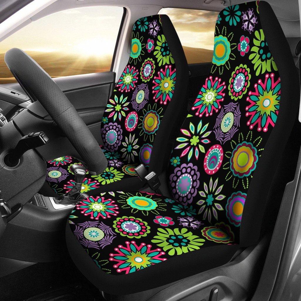 Happy Flowers Car Seat Covers