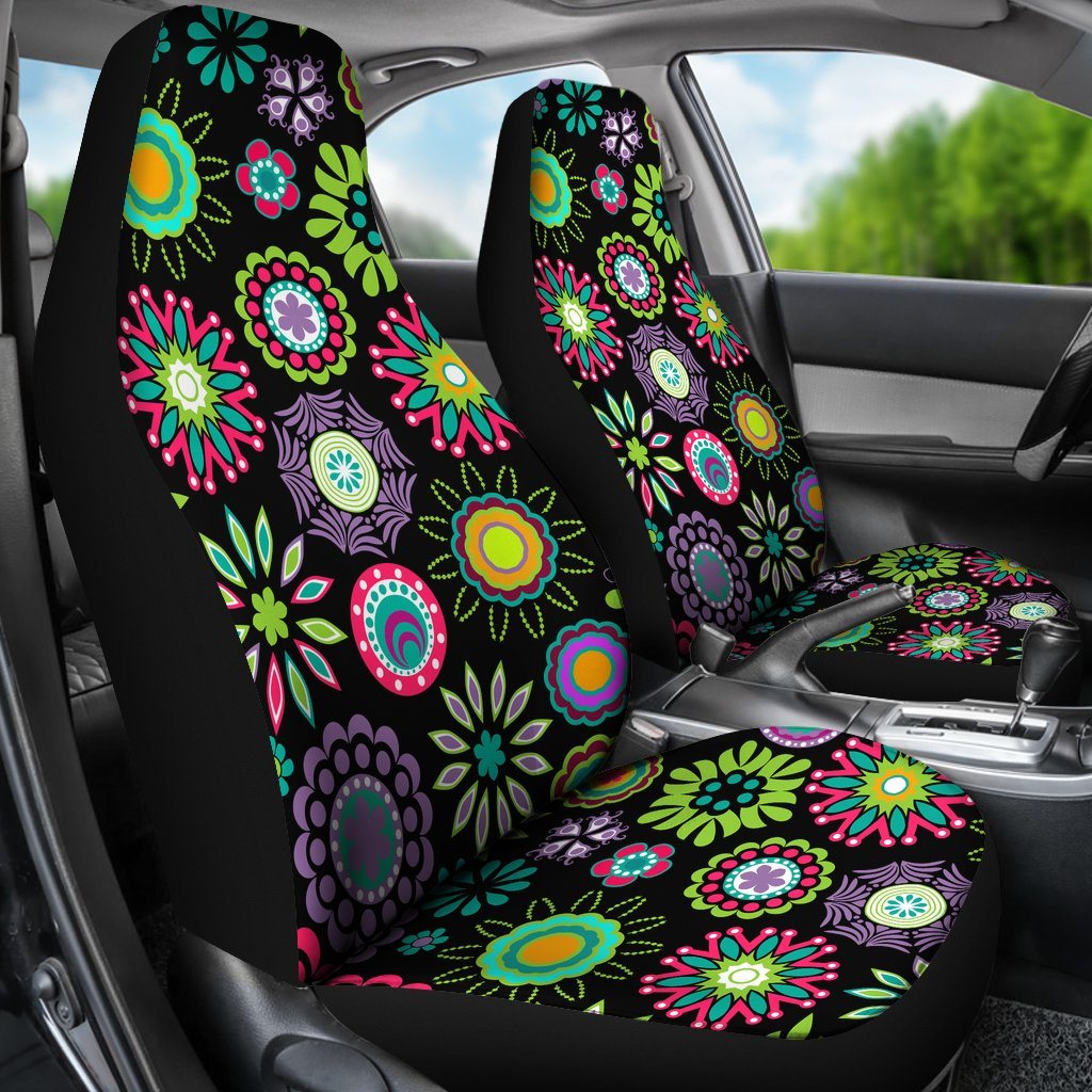 Happy Flowers Car Seat Covers