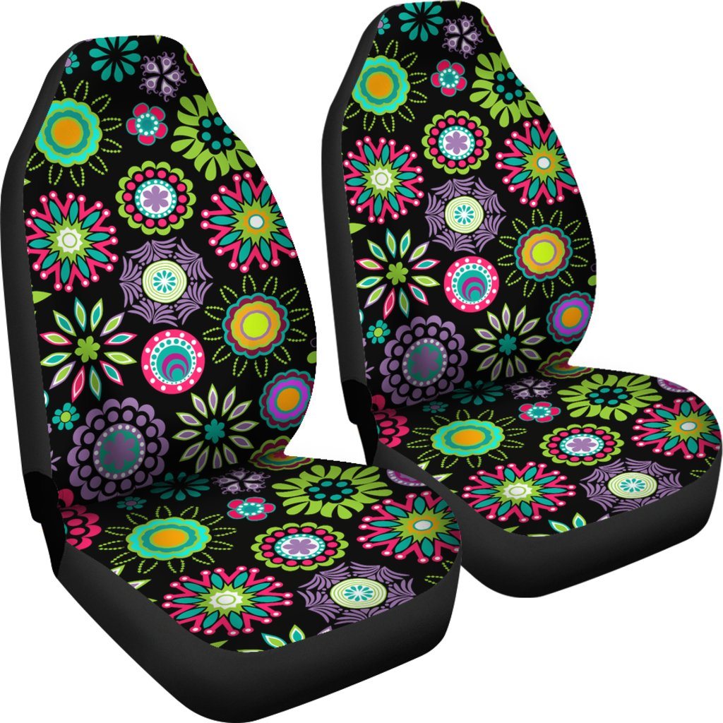 Happy Flowers Car Seat Covers