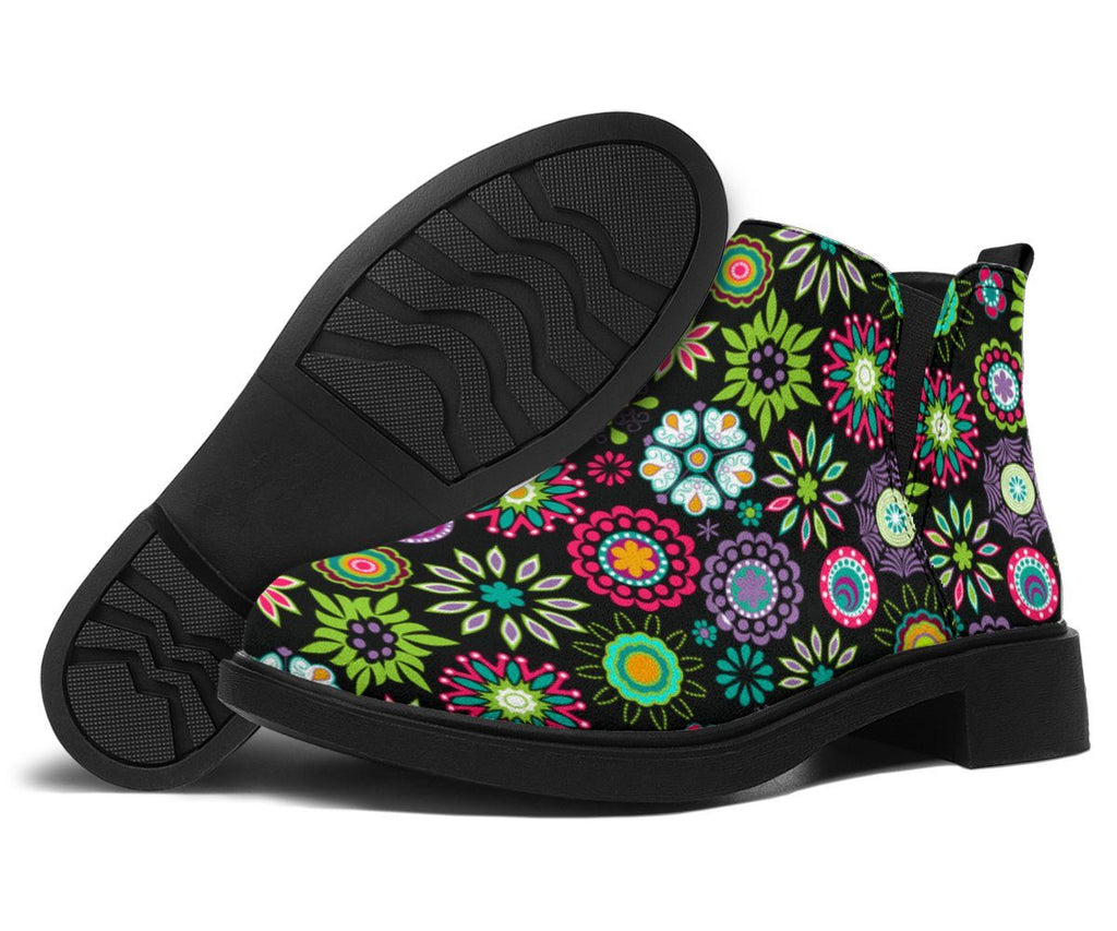 Happy Flowers Fashion Boots