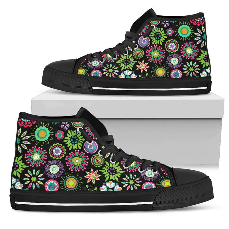 Happy Flowers High Top