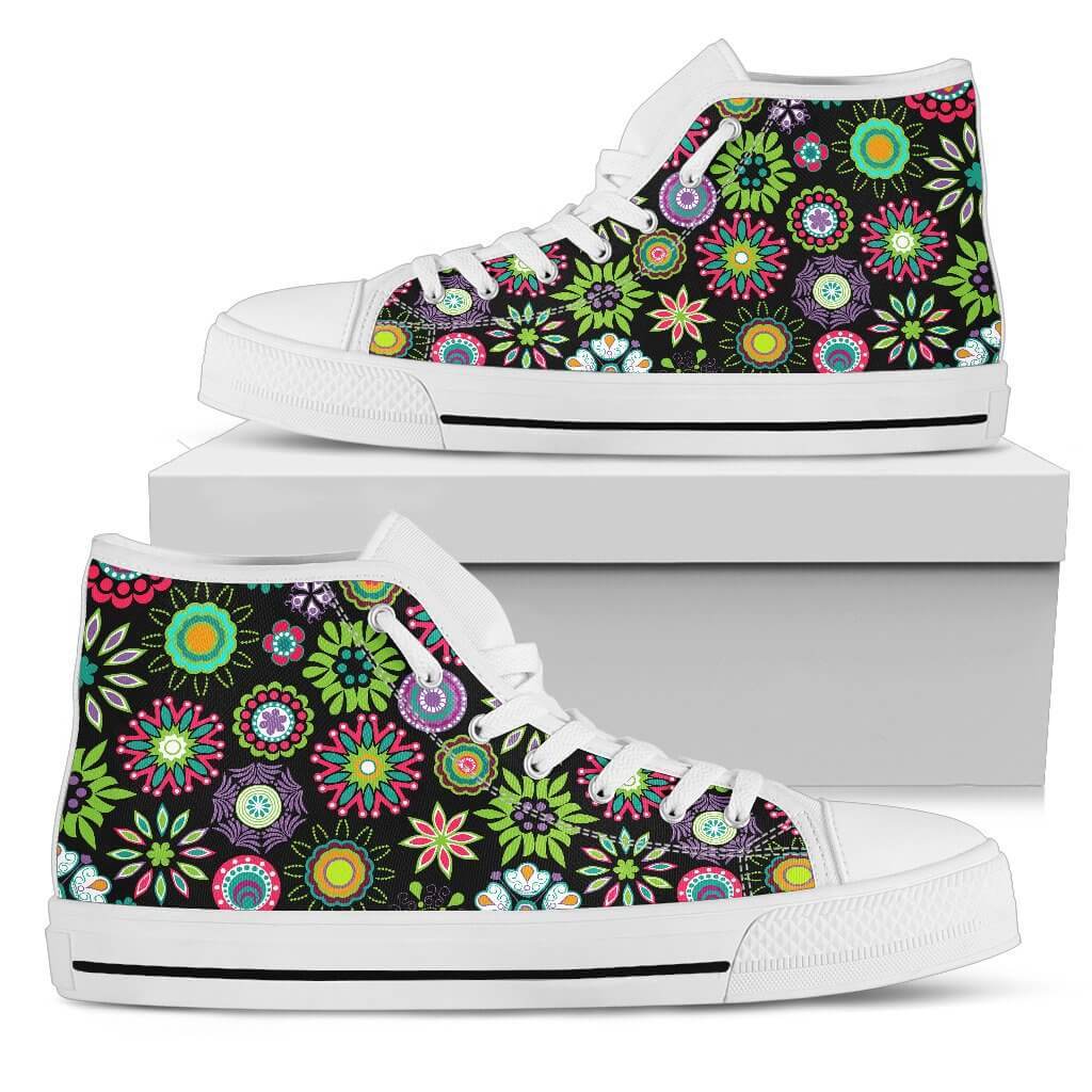 Happy Flowers High Top