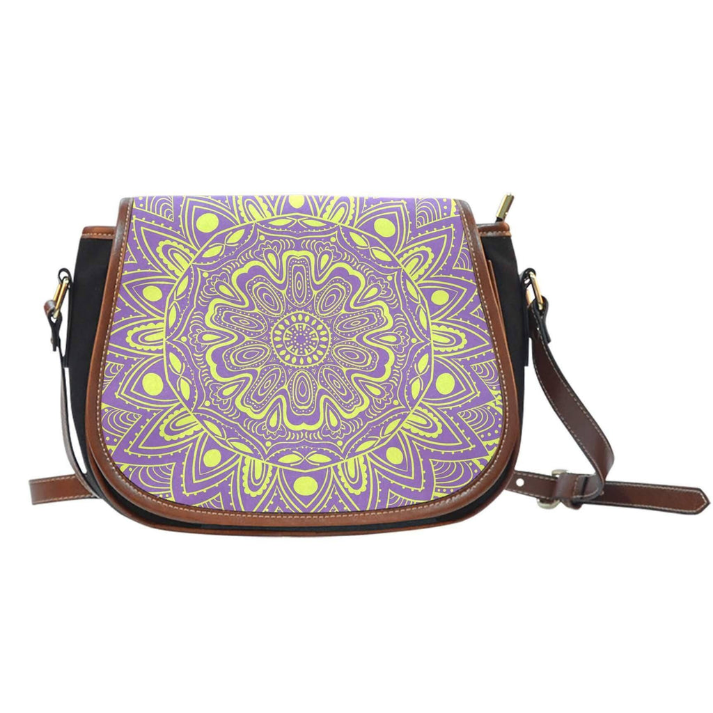Happy Mandala Saddle Bag