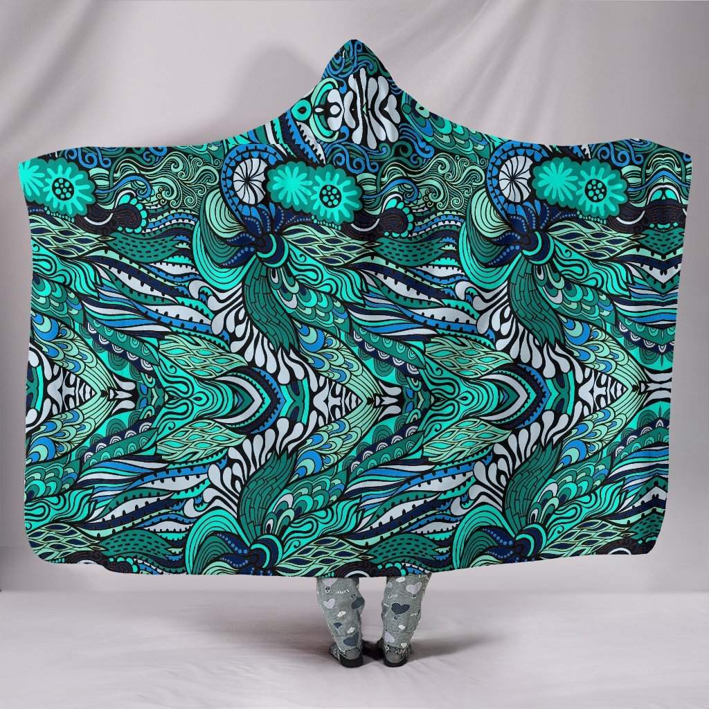 Happy Ocean Hooded Blanket
