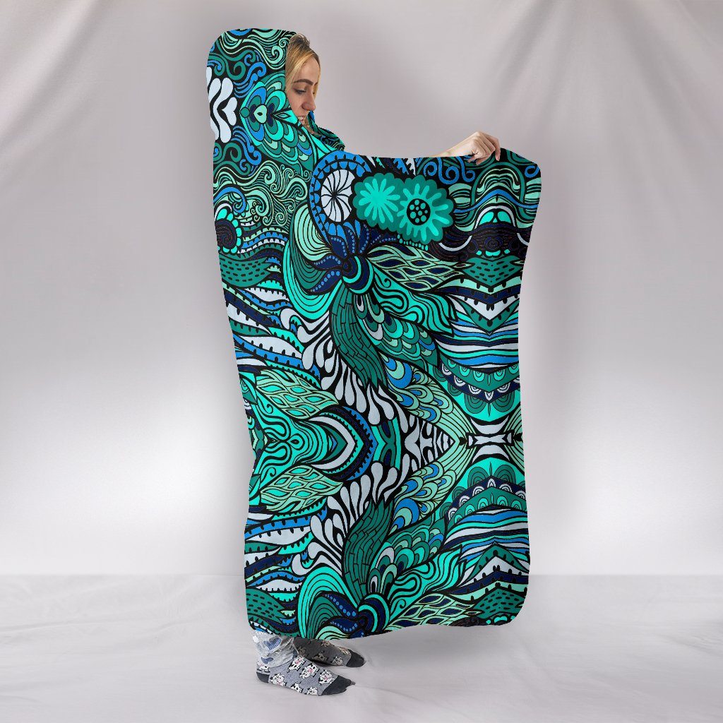 Happy Ocean Hooded Blanket