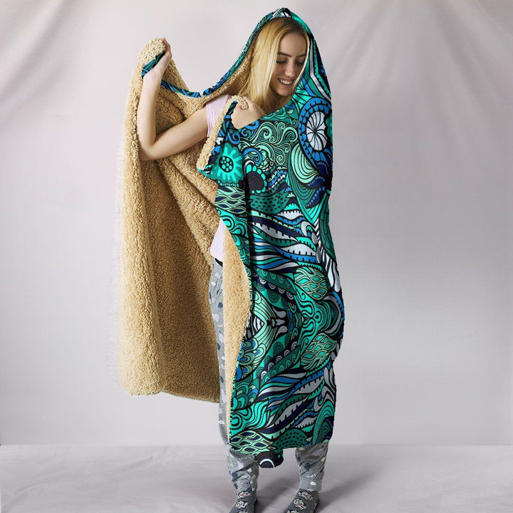 Happy Ocean Hooded Blanket