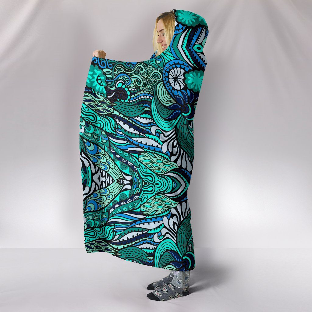Happy Ocean Hooded Blanket