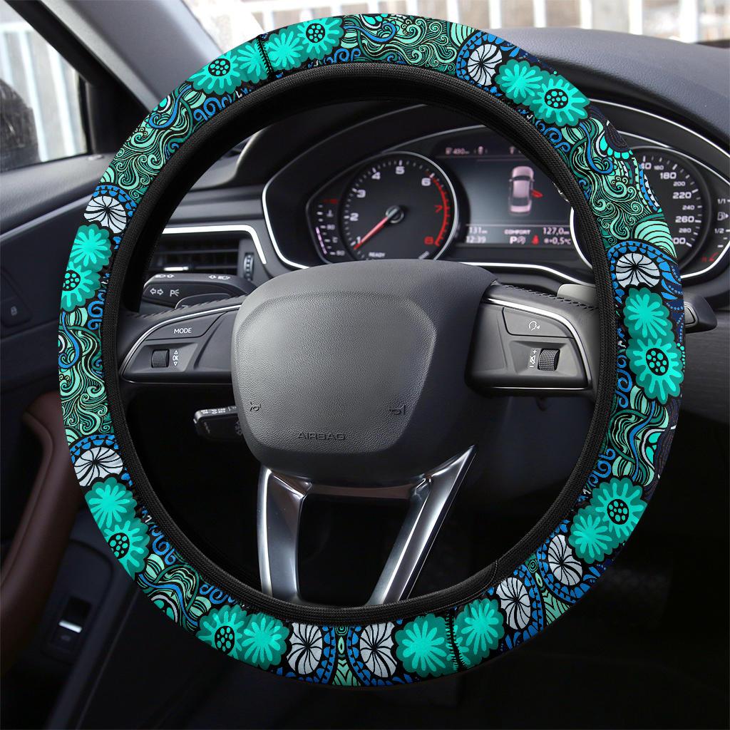 Happy Ocean Steering Wheel Cover