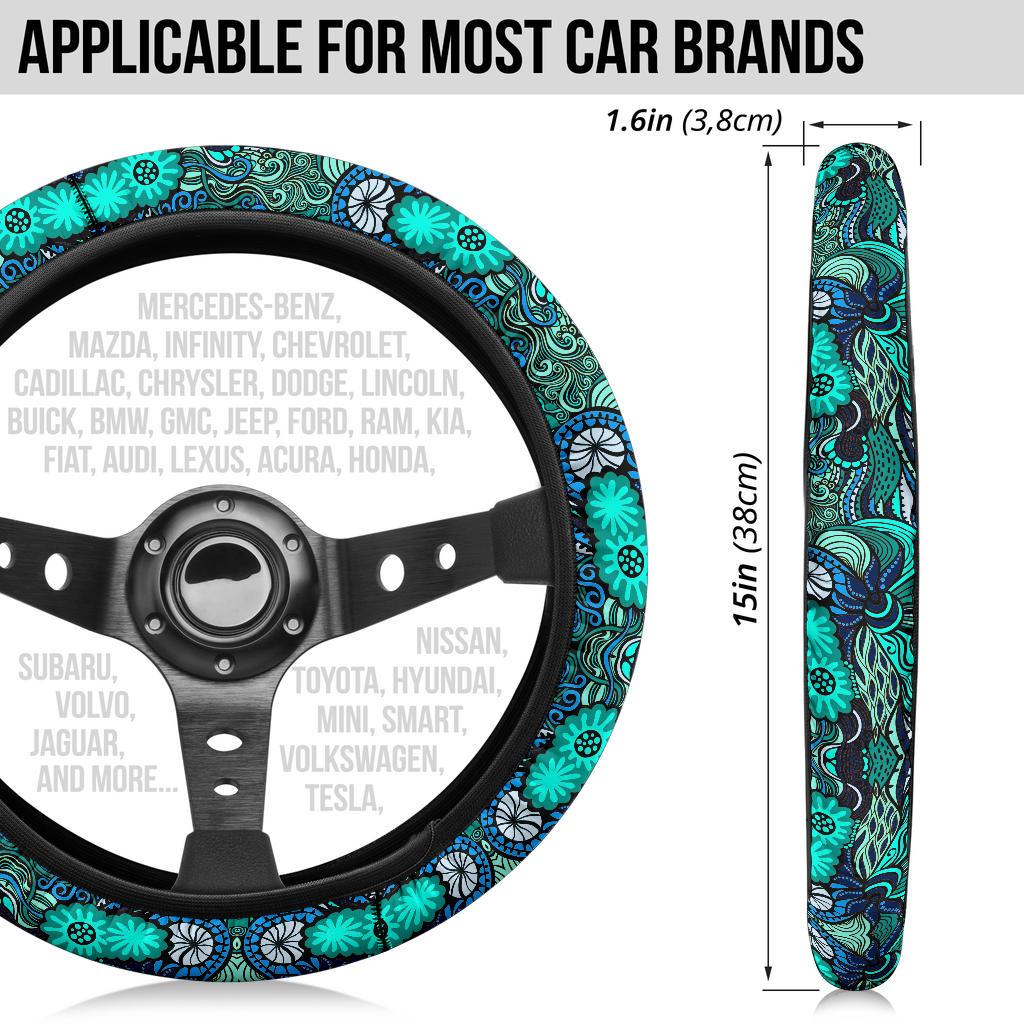 Happy Ocean Steering Wheel Cover