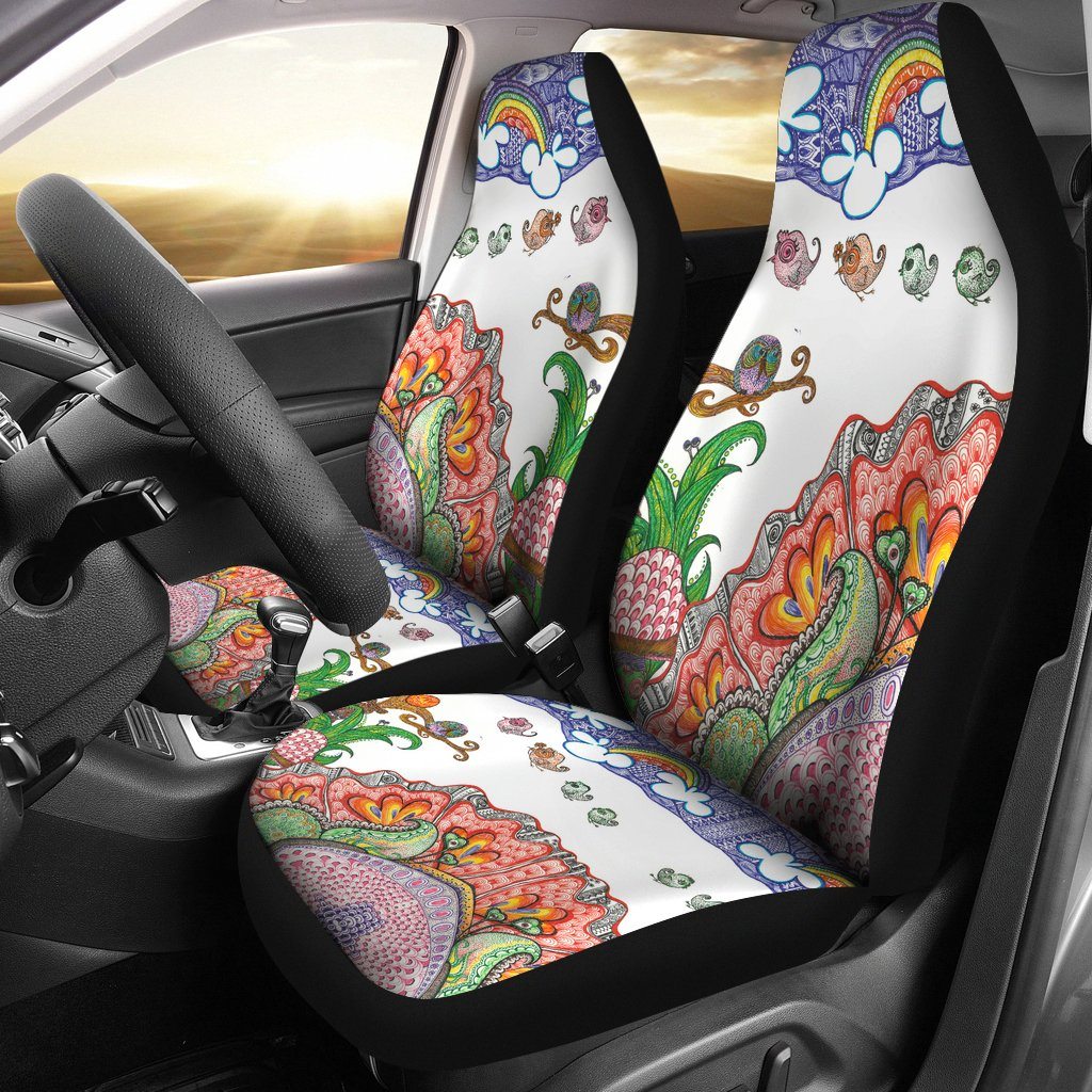 Happy Owls Car Seat Covers