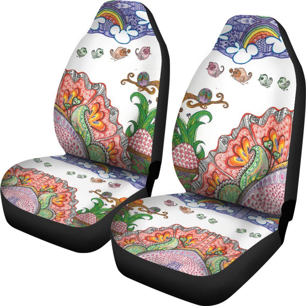 Happy Owls Car Seat Covers