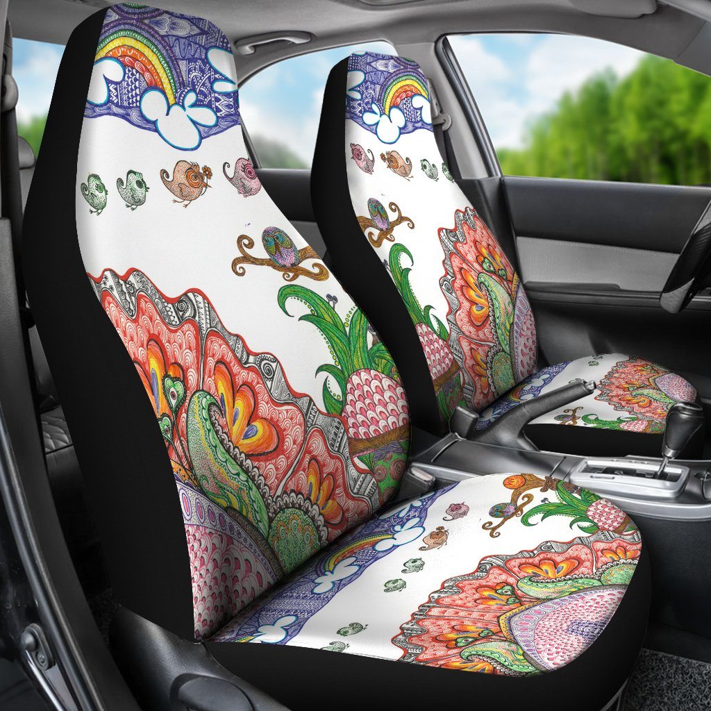 Happy Owls Car Seat Covers