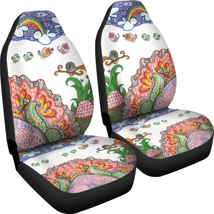 Happy Owls Car Seat Covers