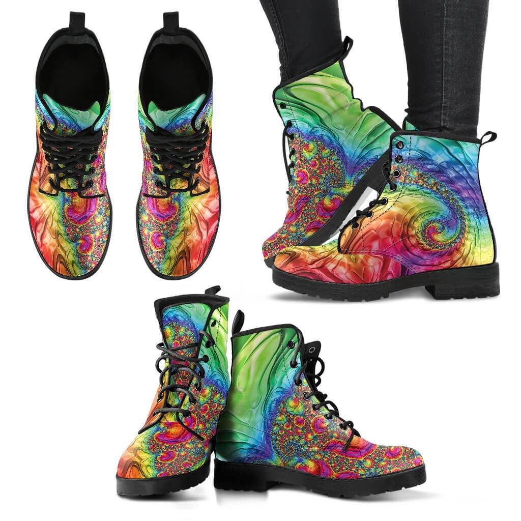 Happy Rainbow Boots