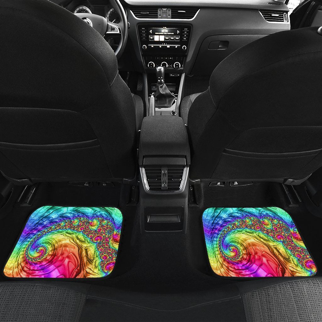 Happy Rainbow Car Floor Mat