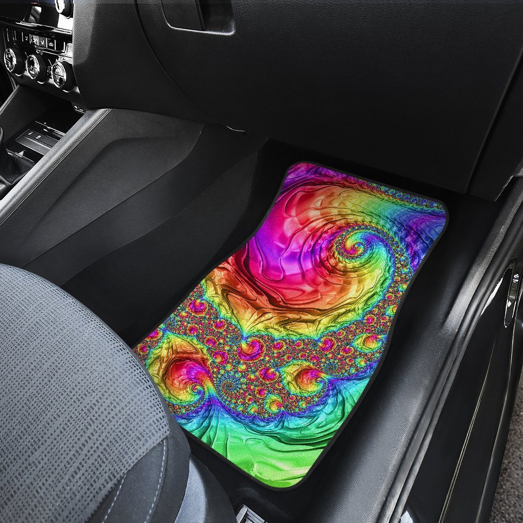 Happy Rainbow Car Floor Mat