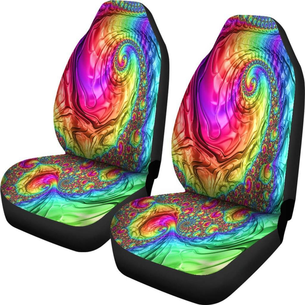 Happy Rainbow Car Seat Cover