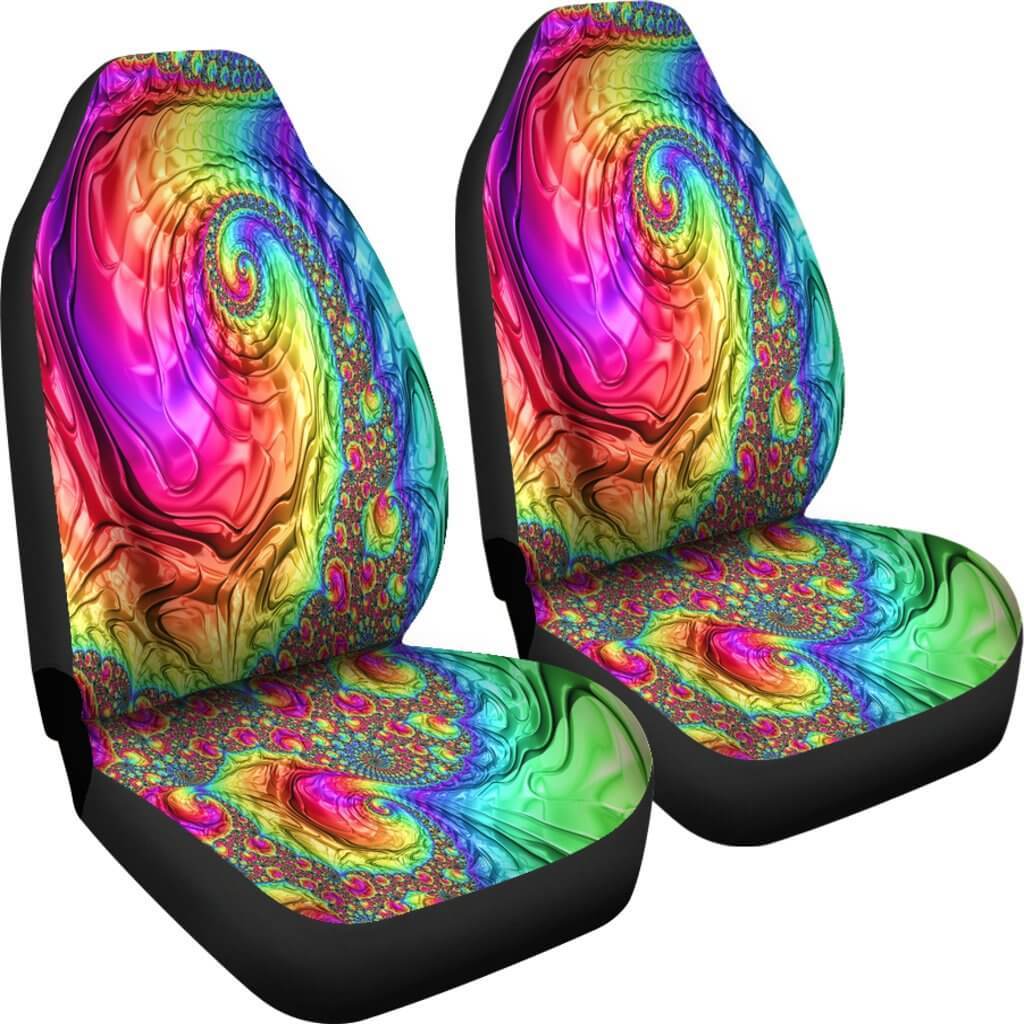 Happy Rainbow Car Seat Cover