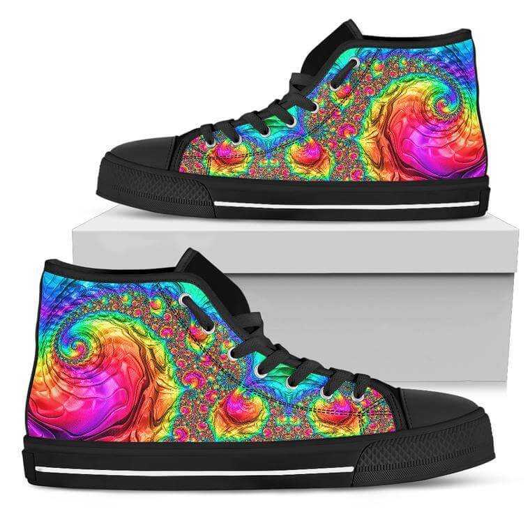 Happy Rainbow High Top