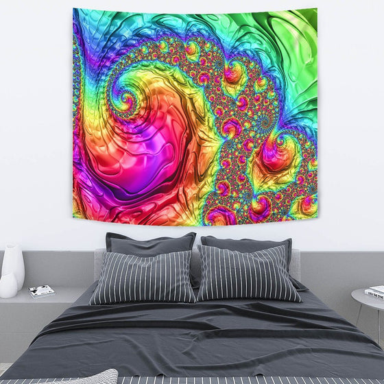Happy Rainbow Wall Tapestry