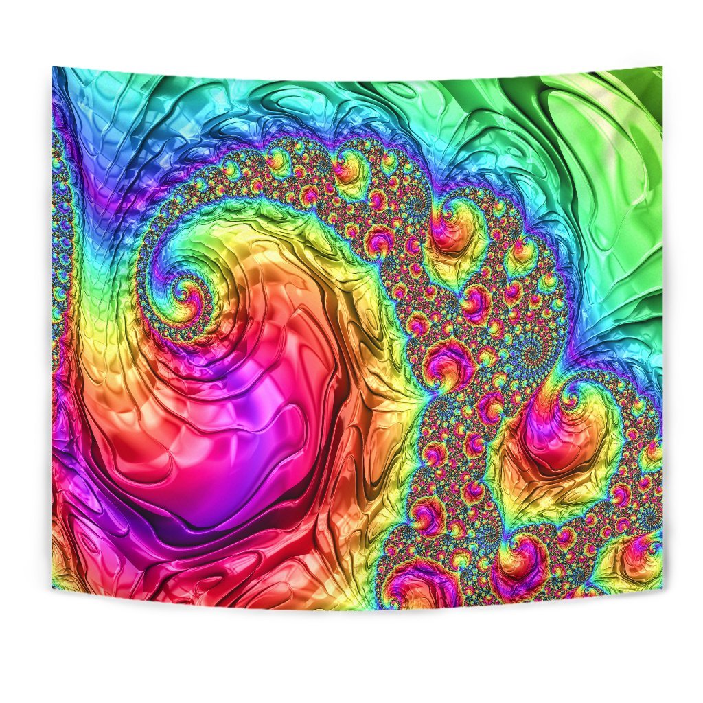 Happy Rainbow Wall Tapestry