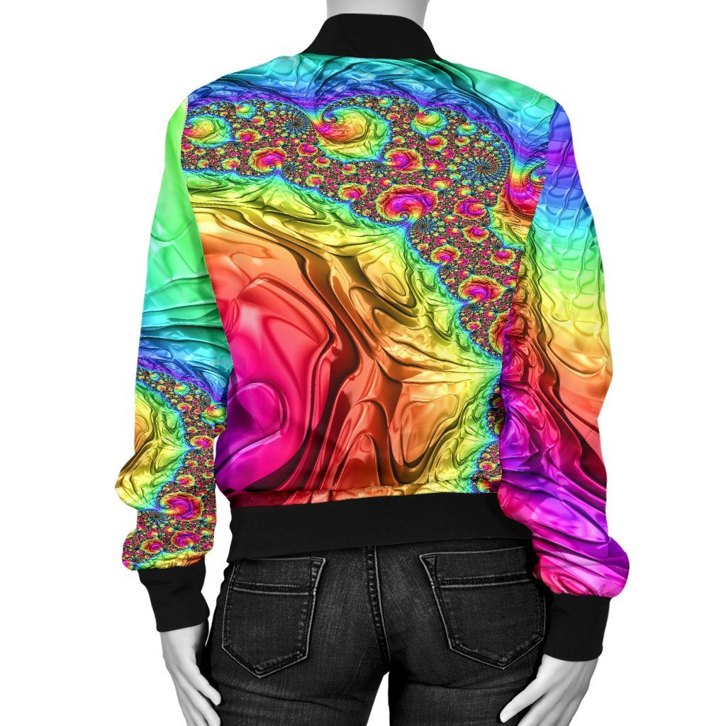 Happy Rainbow Women's Bomber Jacket