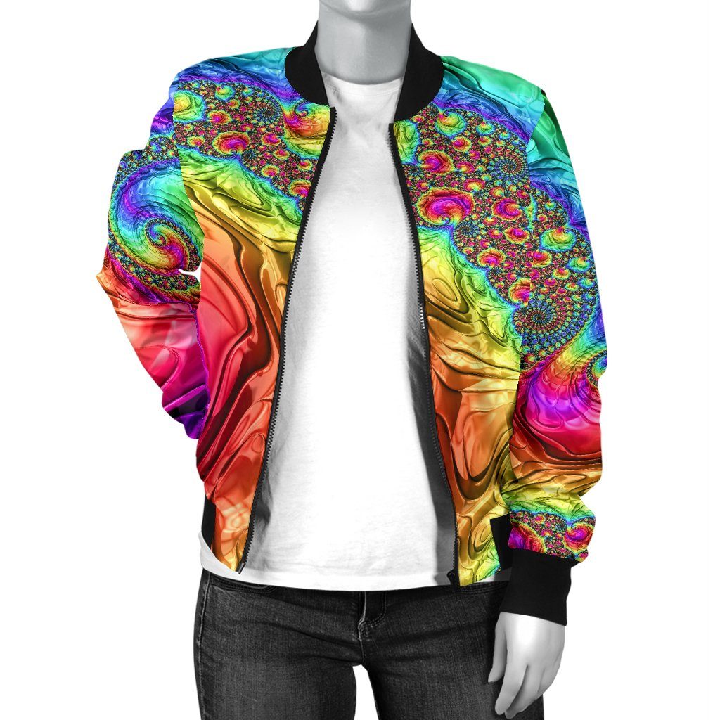 Happy Rainbow Women's Bomber Jacket