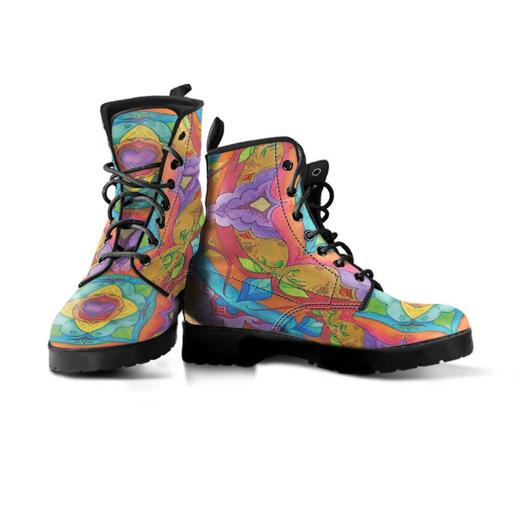 Heart Mandala Boots