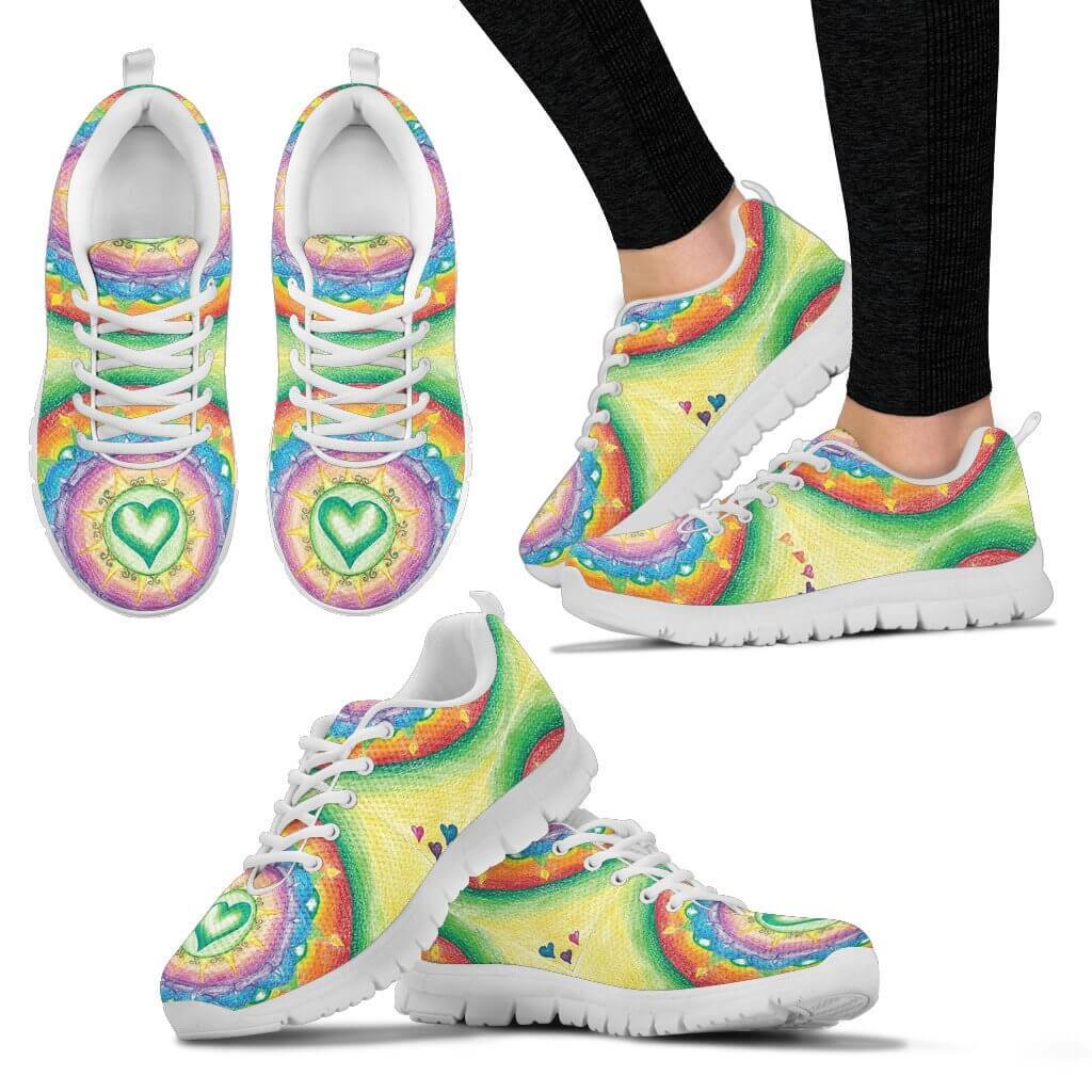 Heart Mandala Sneakers