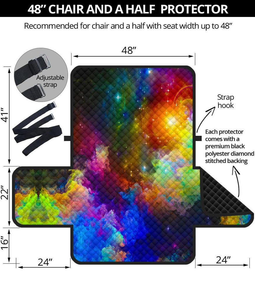 Home Decor - Colorful Universe Chair And A Half Covers
