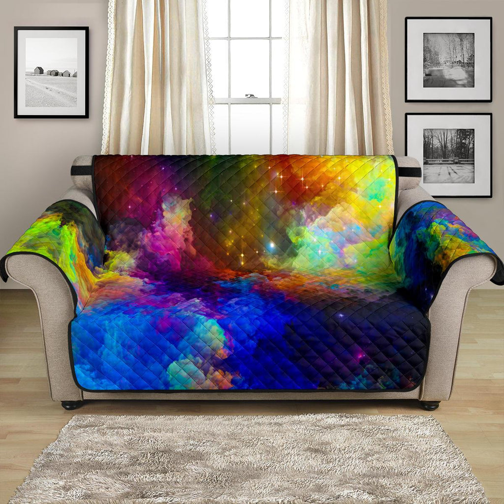 Home Decor - Colorful Universe Loveseat Sofa Cover