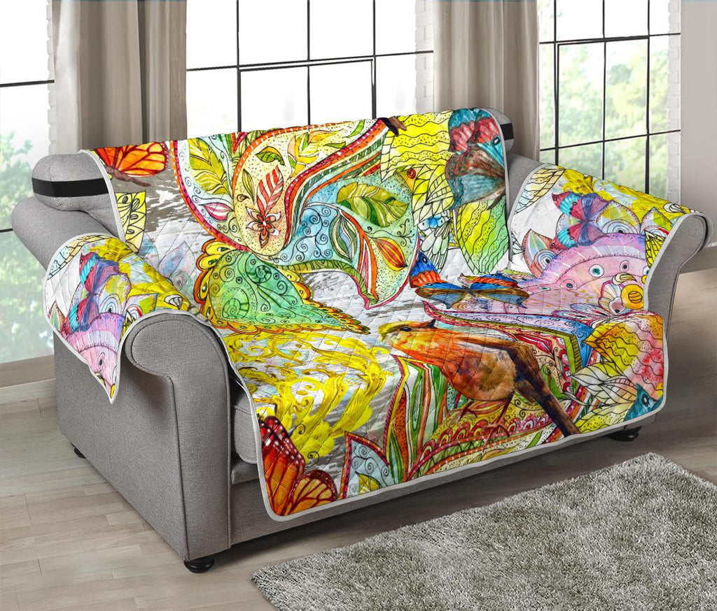 Home Decor - Colors Of Spring Loveseat Sofa Cover