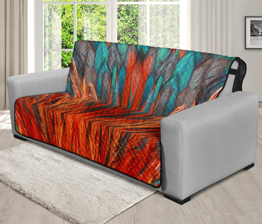 Home Decor - Flame Feather Futon Sofa Cover