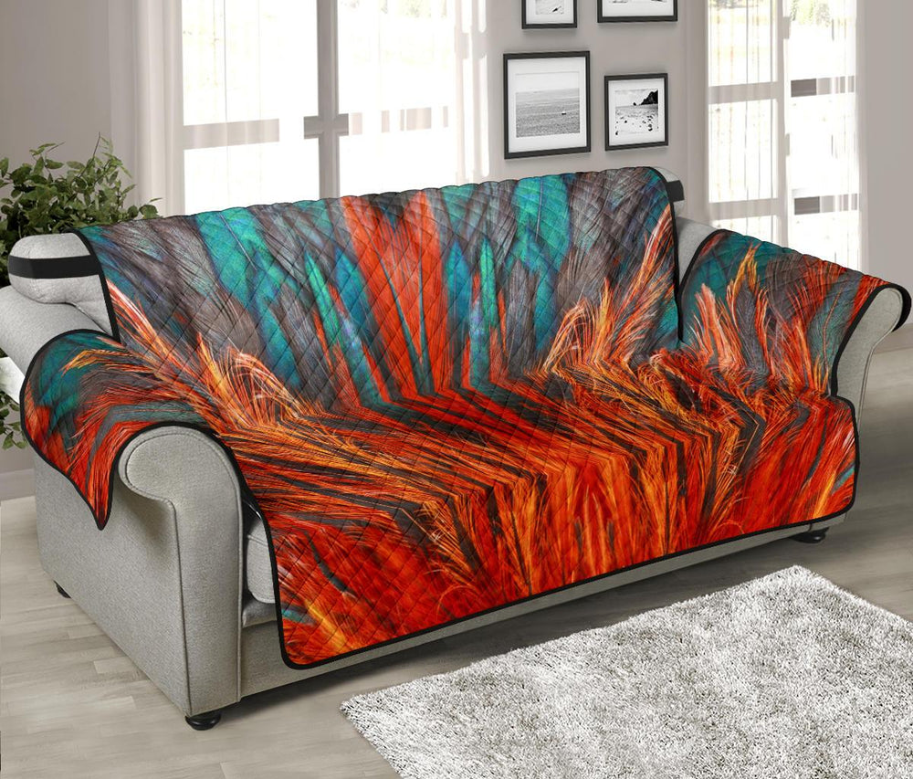 Home Decor - Flame Feather Sofa Protector