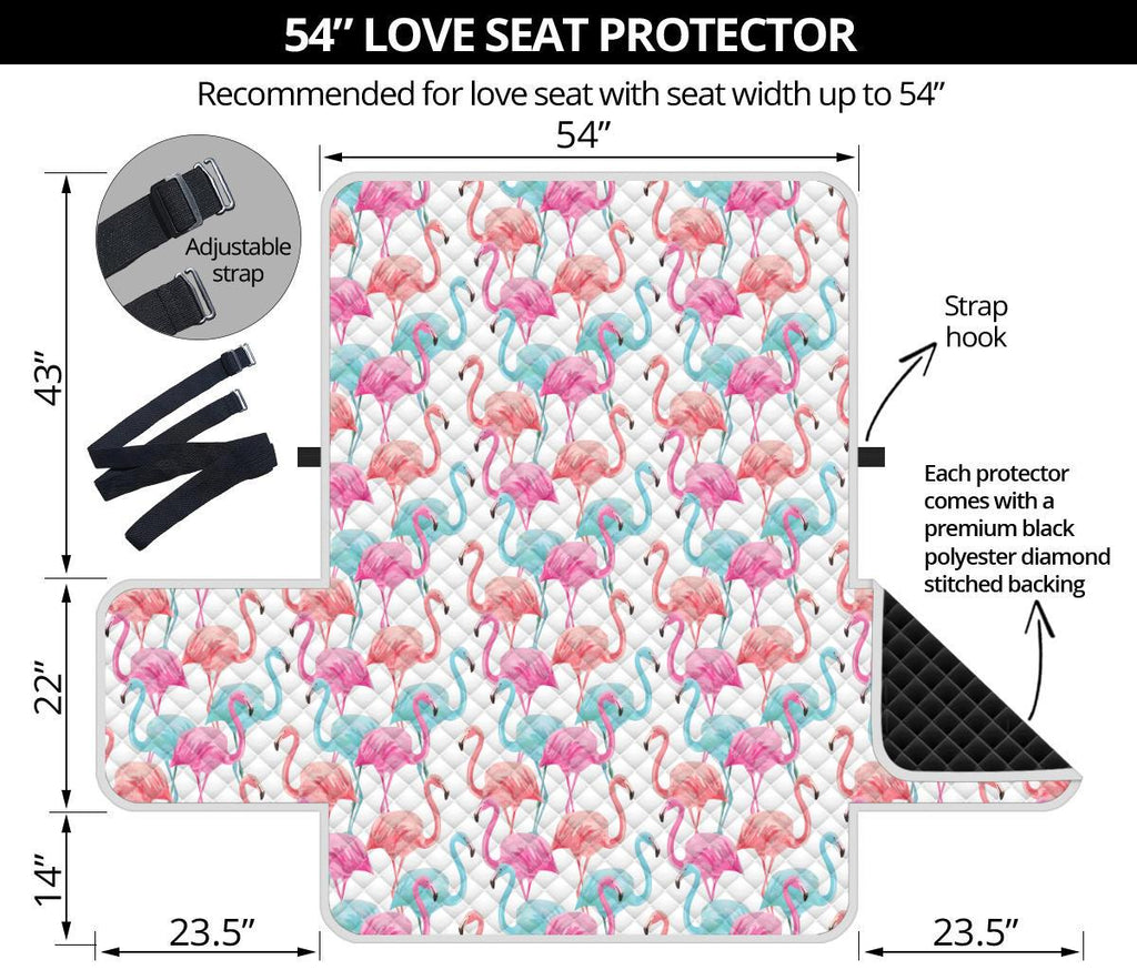 Home Decor - Flamingo Loveseat Sofa Cover