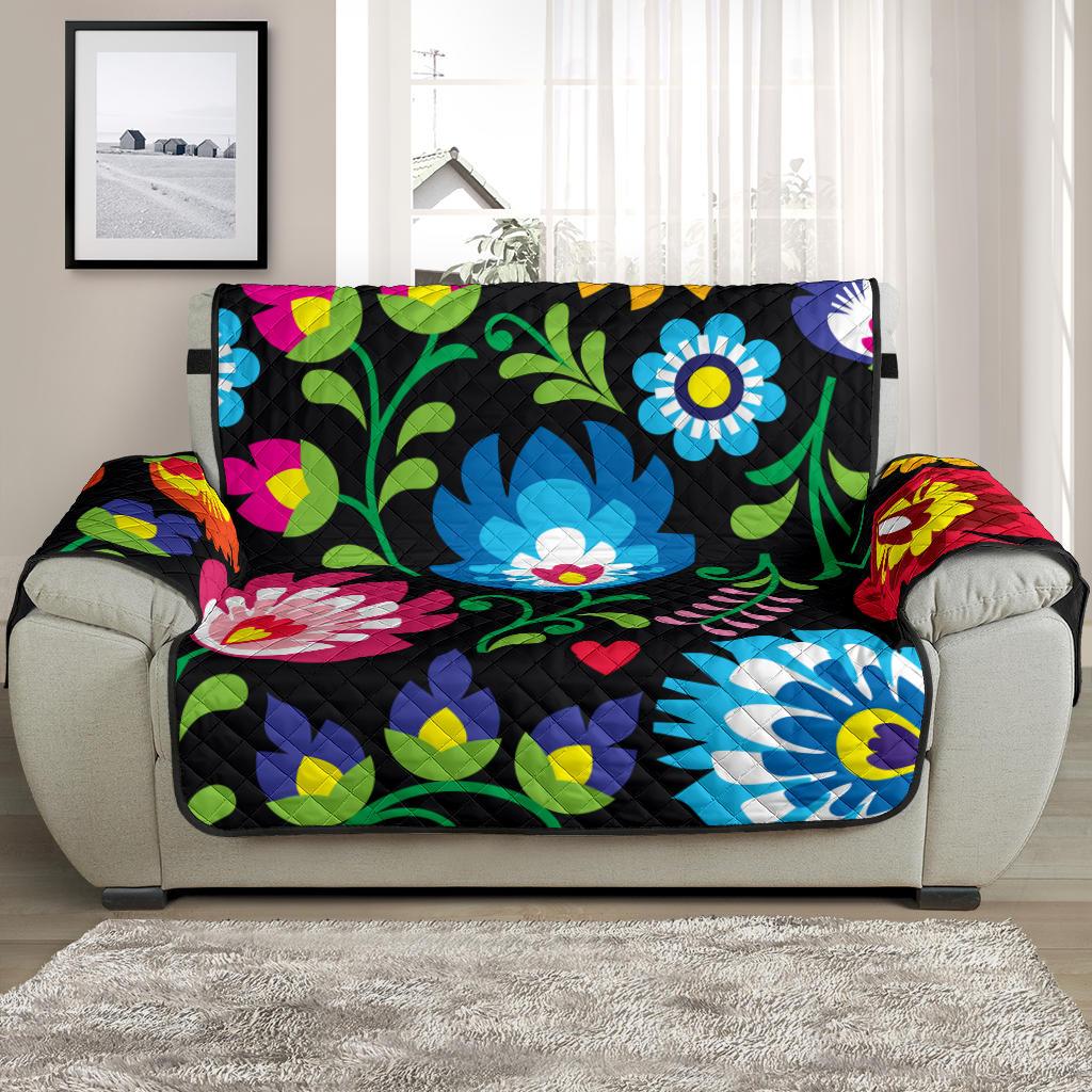 Home Decor - Floral Chair And A Half Covers